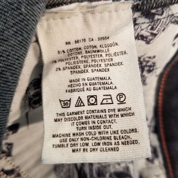 Anthropologie Pilcro Women Flare Leg Jeans Size 27 Navy Blue  Mid Rise - Picture 10 of 10